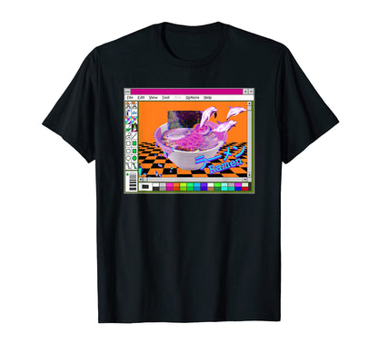 90S 80S Vaporwave Japanese Ramen T-Shirt - Graphic Print Men Women