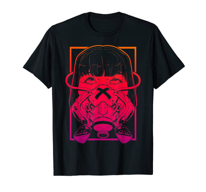 Grunge Cyber Edgy Punk Goth Vaporwave T-Shirt - Novelty Apparel for Adults
