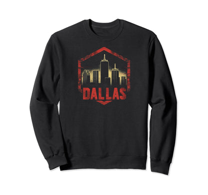 Dallas Grit 90S Grunge Urbandecay Sweatshirt - Custom Art Print for Adults