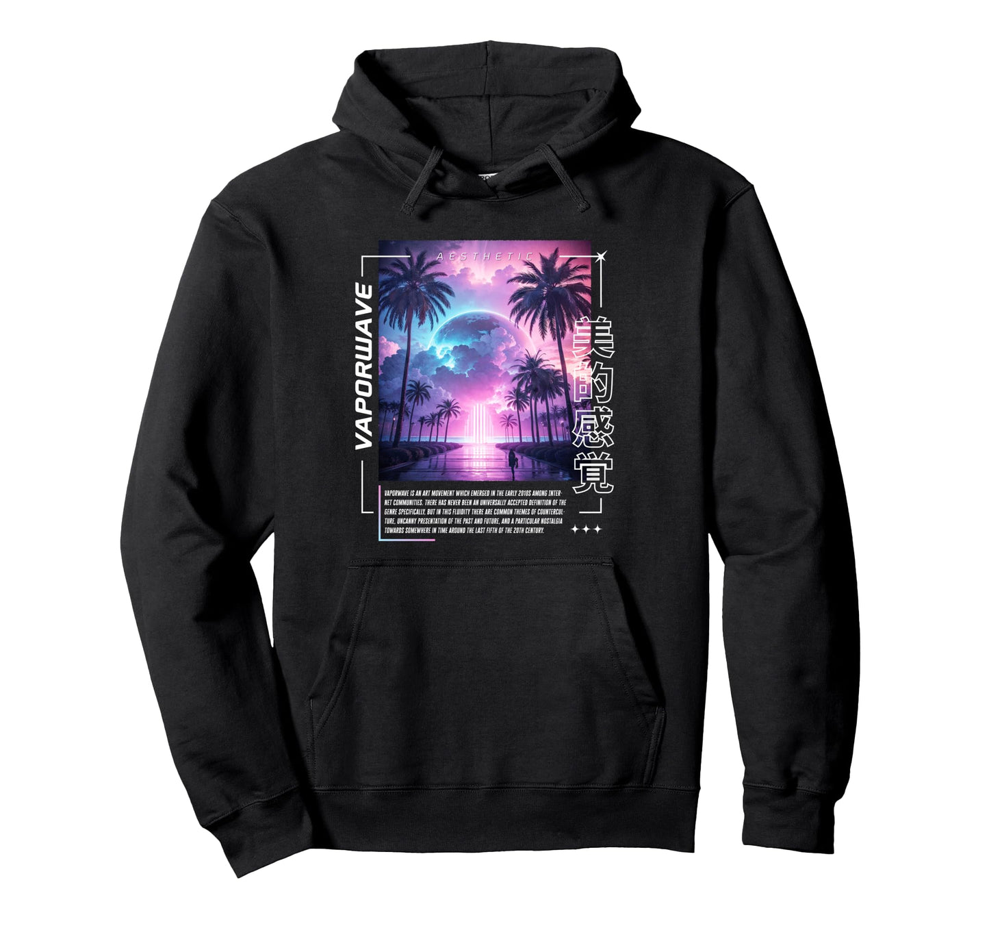 Vaporwave Aesthetic Liminal Yami Kawaii Hoodie - Trendy Graphic Men Women