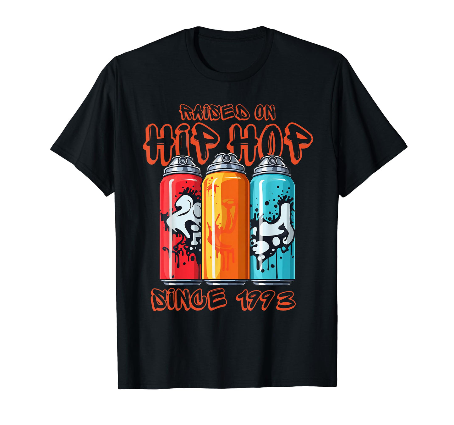Hip Hop Graffiti 50Th Anniversary T-Shirt - Casual Everyday Wear Men Women