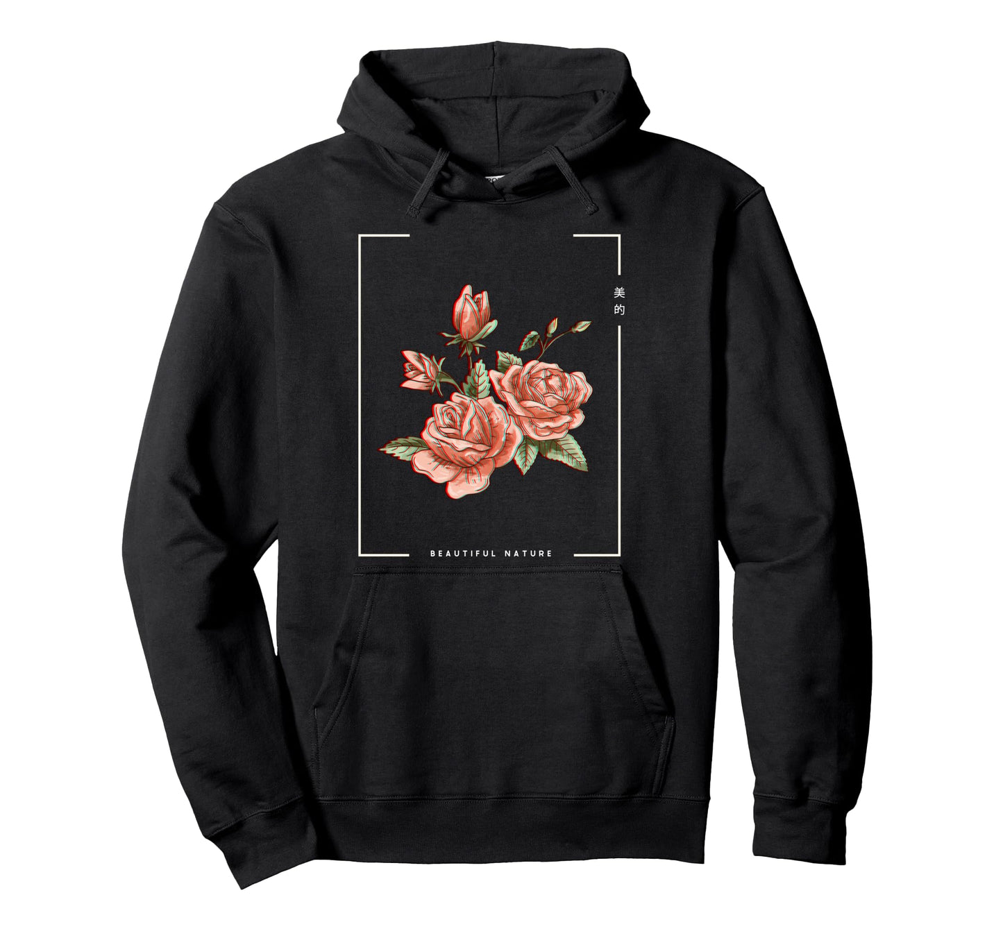 Japanese Aesthetic Vaporwave Nature Hoodie - Fun Novelty Design Men Women