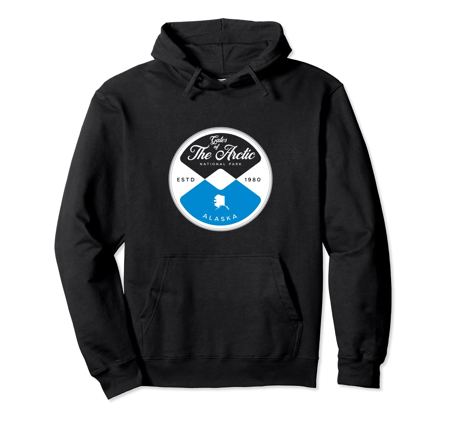 Gates Arctic National Park Alaska Circle Hoodie - Graphic Print Unisex