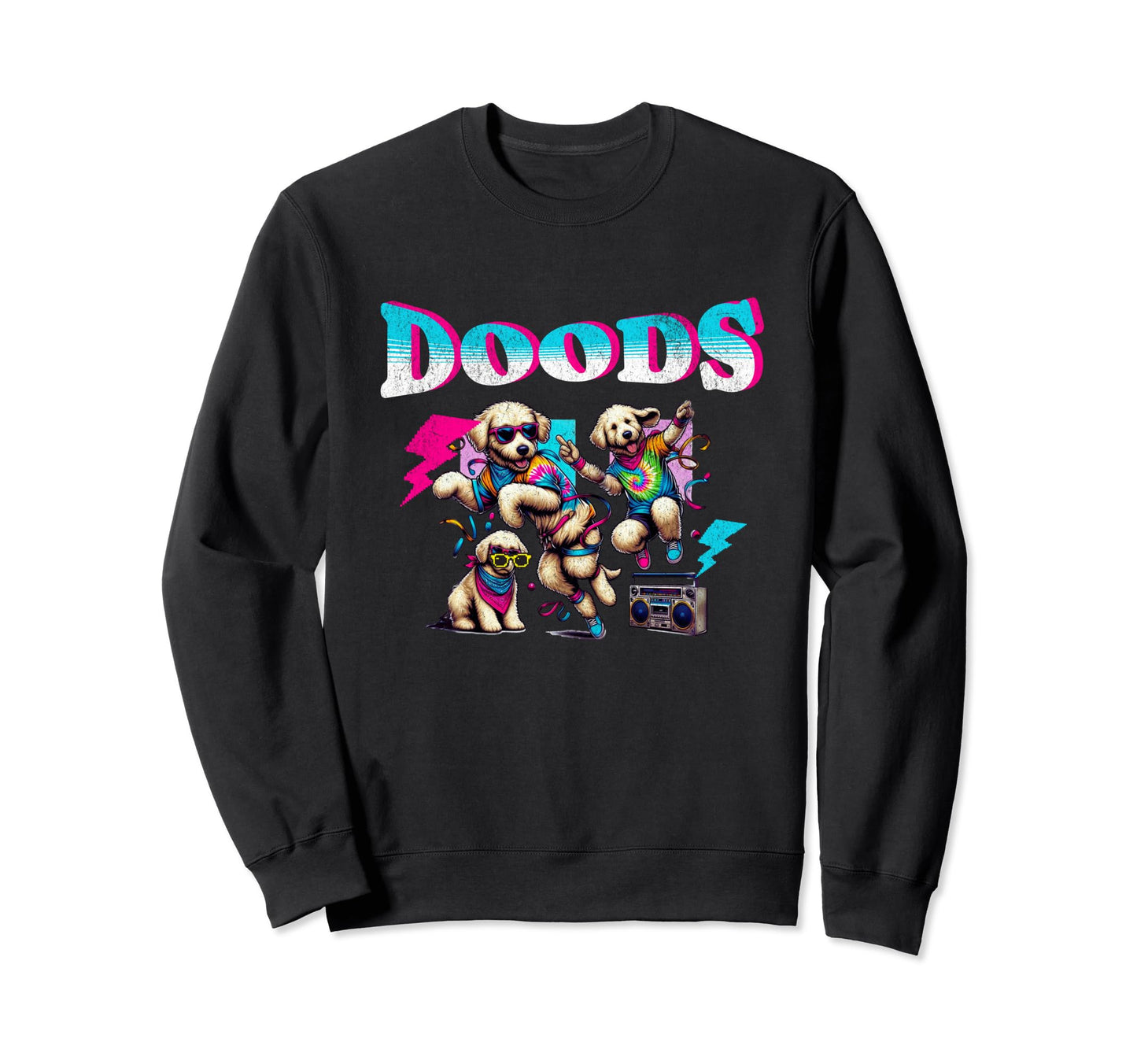 90S Bootleg Goldendoodle Sweatshirt - Casual Everyday Wear Men Women