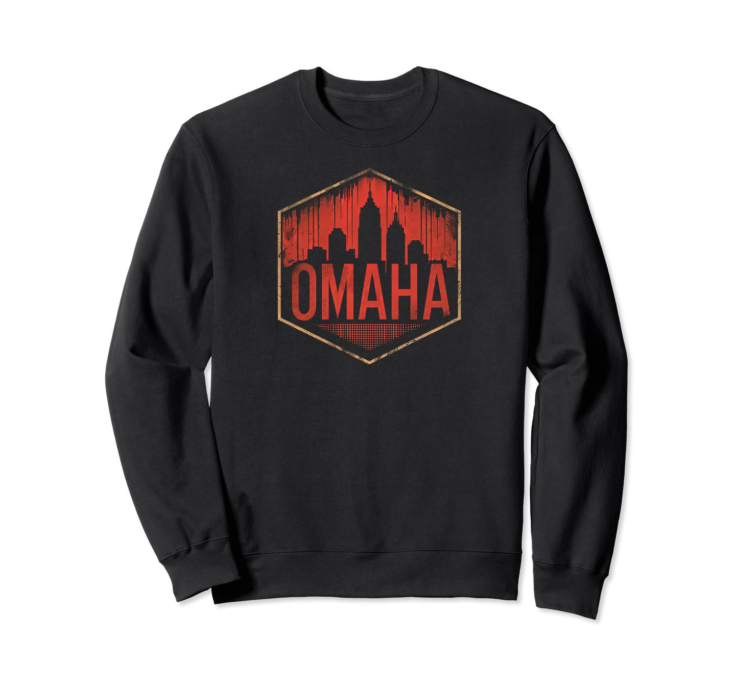Omaha Grit 90S Grunge Urbandecay Mens Sweatshirt - Aesthetic Graphic Unisex