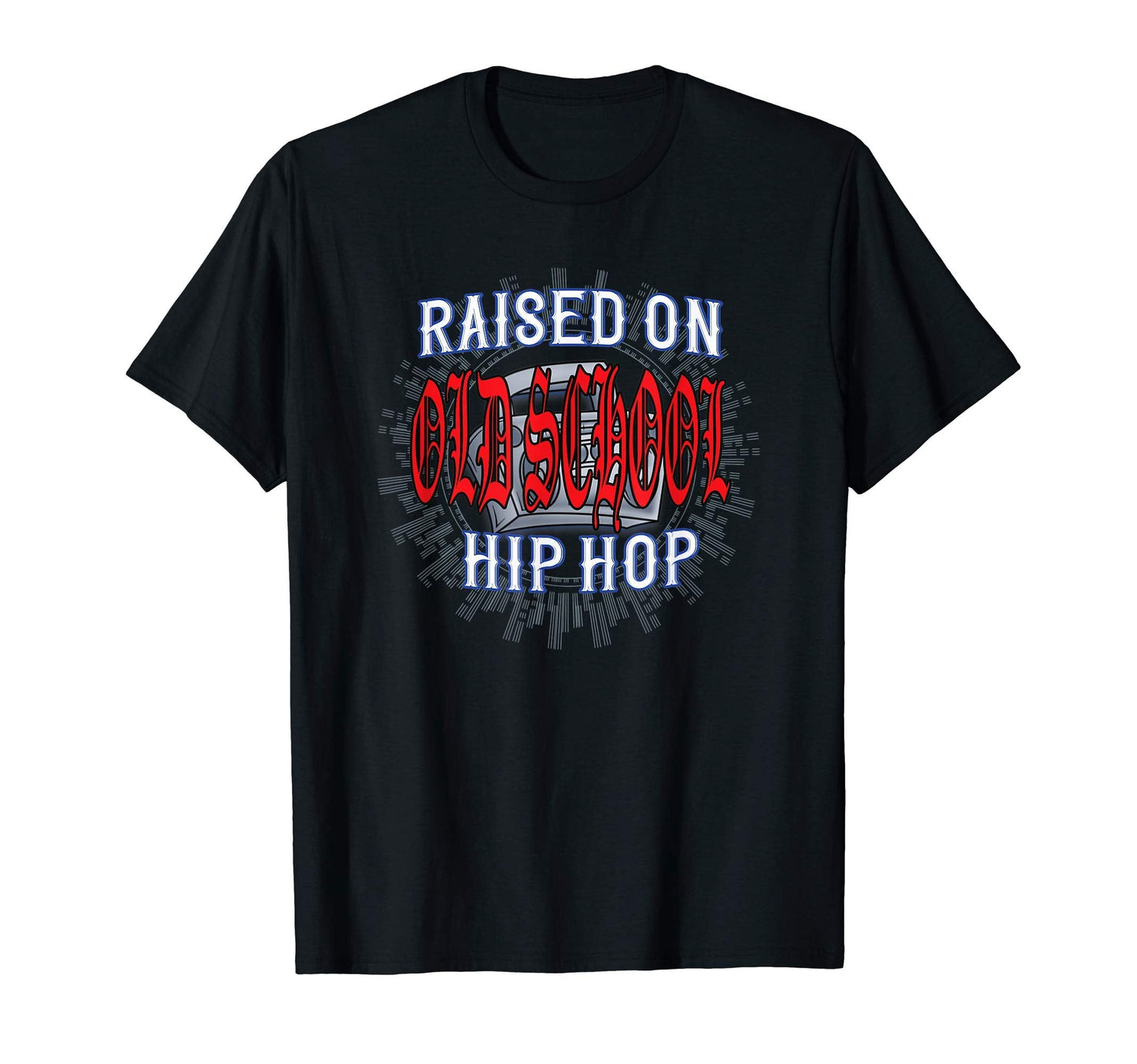 Boombox Ghetto Blaster Rap R B Old School T-Shirt - Graphic Print Unisex