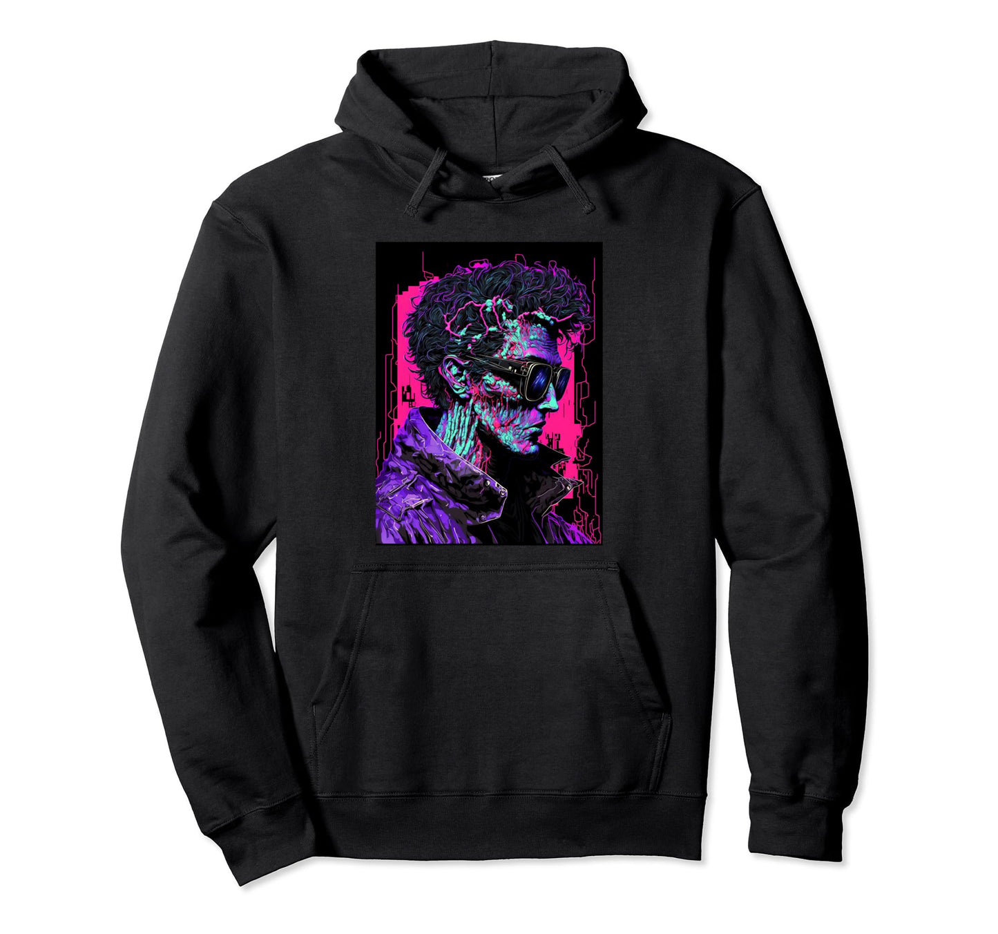 Villain Japanese Vaporwave Aesthetic Hoodie - Custom Art Print Men Women