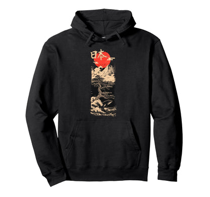 Nihon Vaporwave Japanese Soft Grunge 90S Hoodie - Unique Graphic Men Women