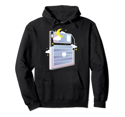 Sweet Kawaii Aesthetic Vaporwave Hoodie - Fun Novelty Design for Adults