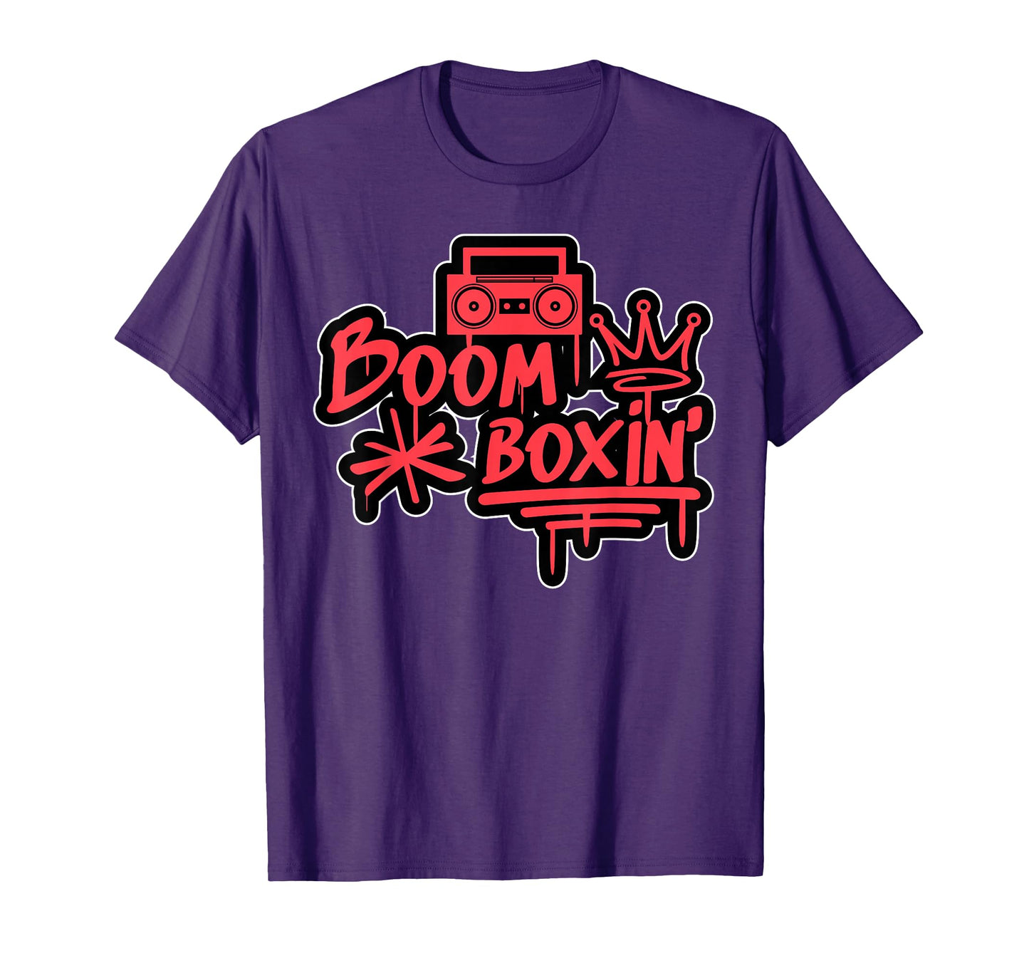 Boomboxin Ghetto Blaster 90S Hip Hop T-Shirt - Aesthetic Graphic Unisex