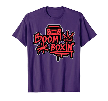 Boomboxin Ghetto Blaster 90S Hip Hop T-Shirt - Aesthetic Graphic Unisex