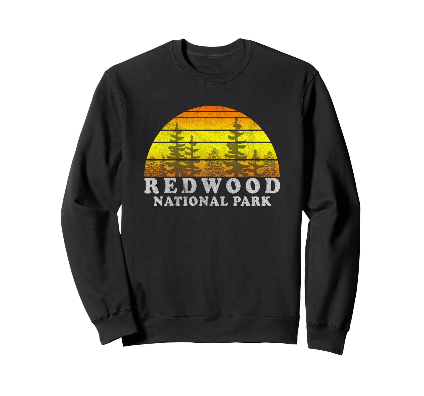 Redwood National Park Sunset Sweatshirt - Casual Everyday Wear Unisex