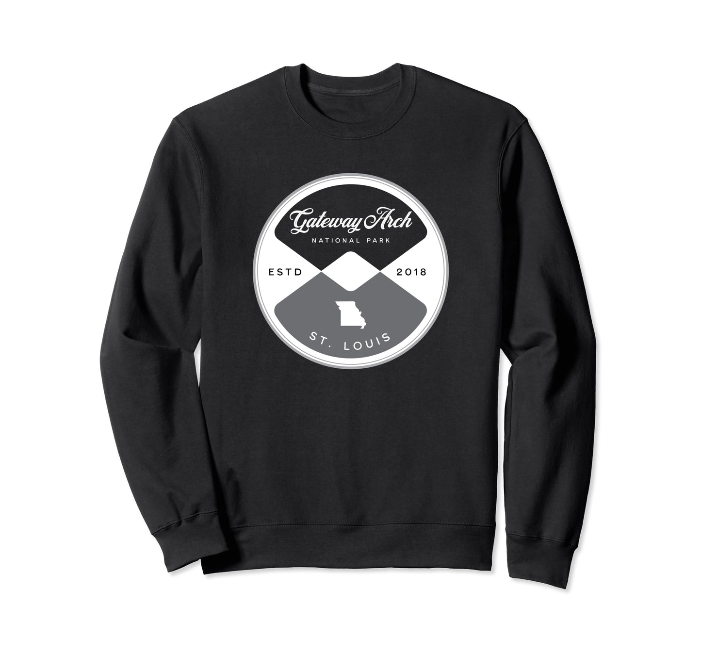 Gateway Arch National Park St Louis Sweatshirt - Aesthetic Graphic Unisex