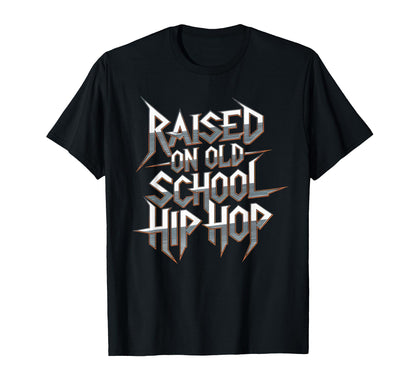 Raised Old School Hip Hop Cassette T-Shirt - Trendy Graphic Unisex