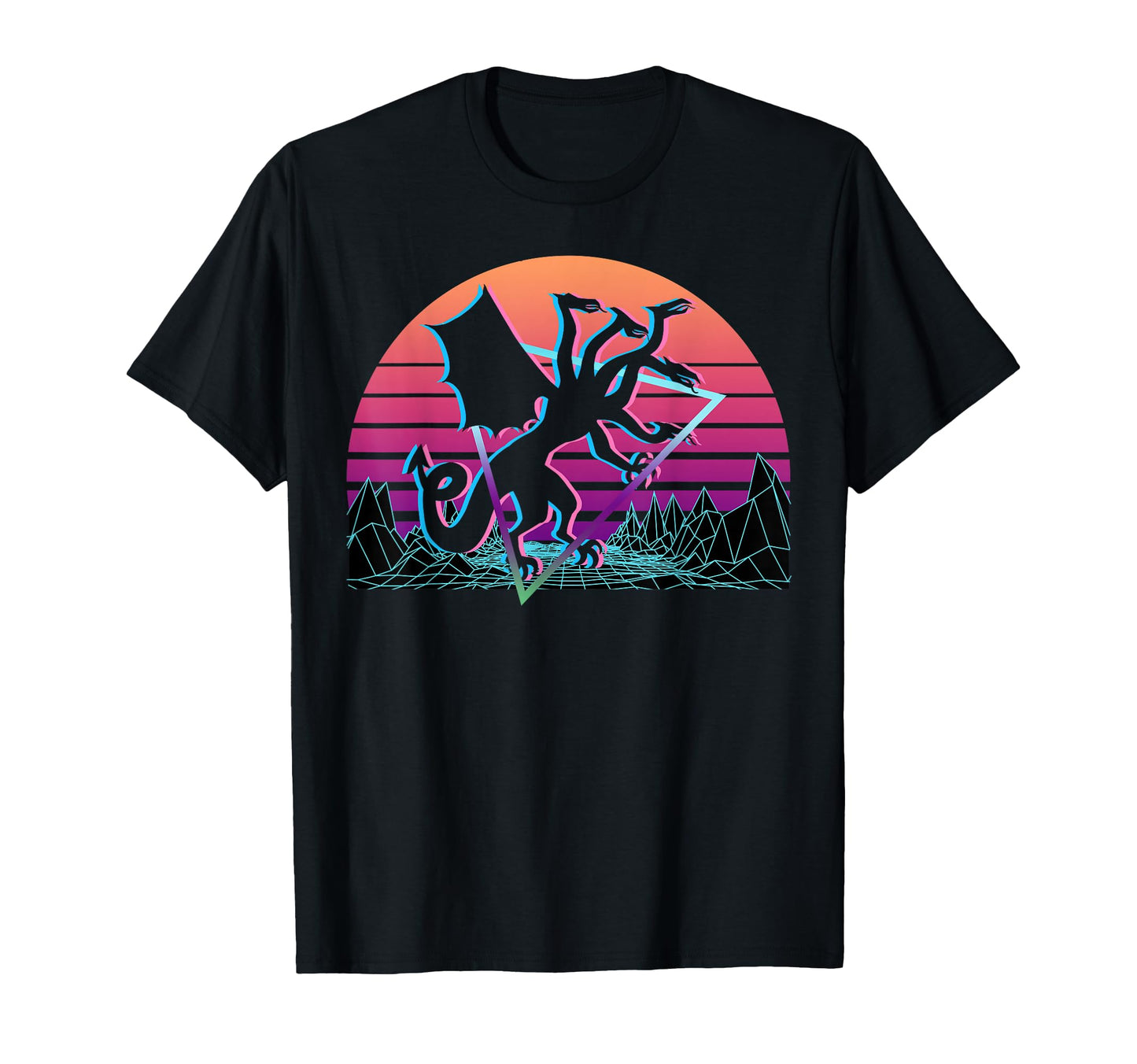 Hydra Ancient Greek Mythology Vaporwave T-Shirt - Unique Graphic Men Women