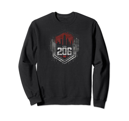 206 Grit 90S Grunge Urbandecay Mens Sweatshirt - Streetwear Style Unisex