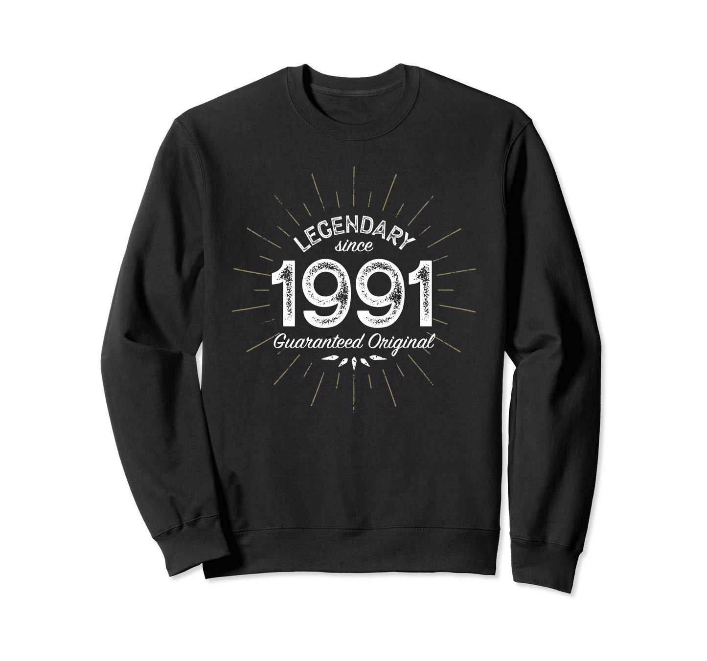 Legendary Since 1991 Birth Sweatshirt - Casual Everyday Wear for Adults