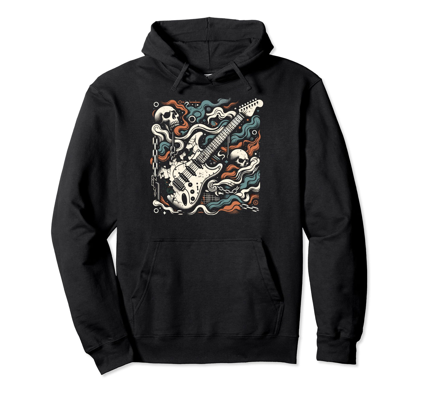 Raw Rhythms 90S Grunge Revival Hoodie - Unique Graphic Men Women