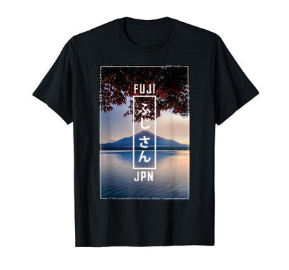 Japan Mount Fuji Japanese Vaporwave T-Shirt - Novelty Apparel Unisex