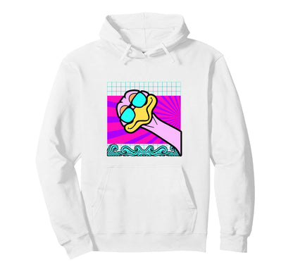 Aesthetic Vaporwave Outfits Ostrich Hoodie - Unique Graphic Men Women