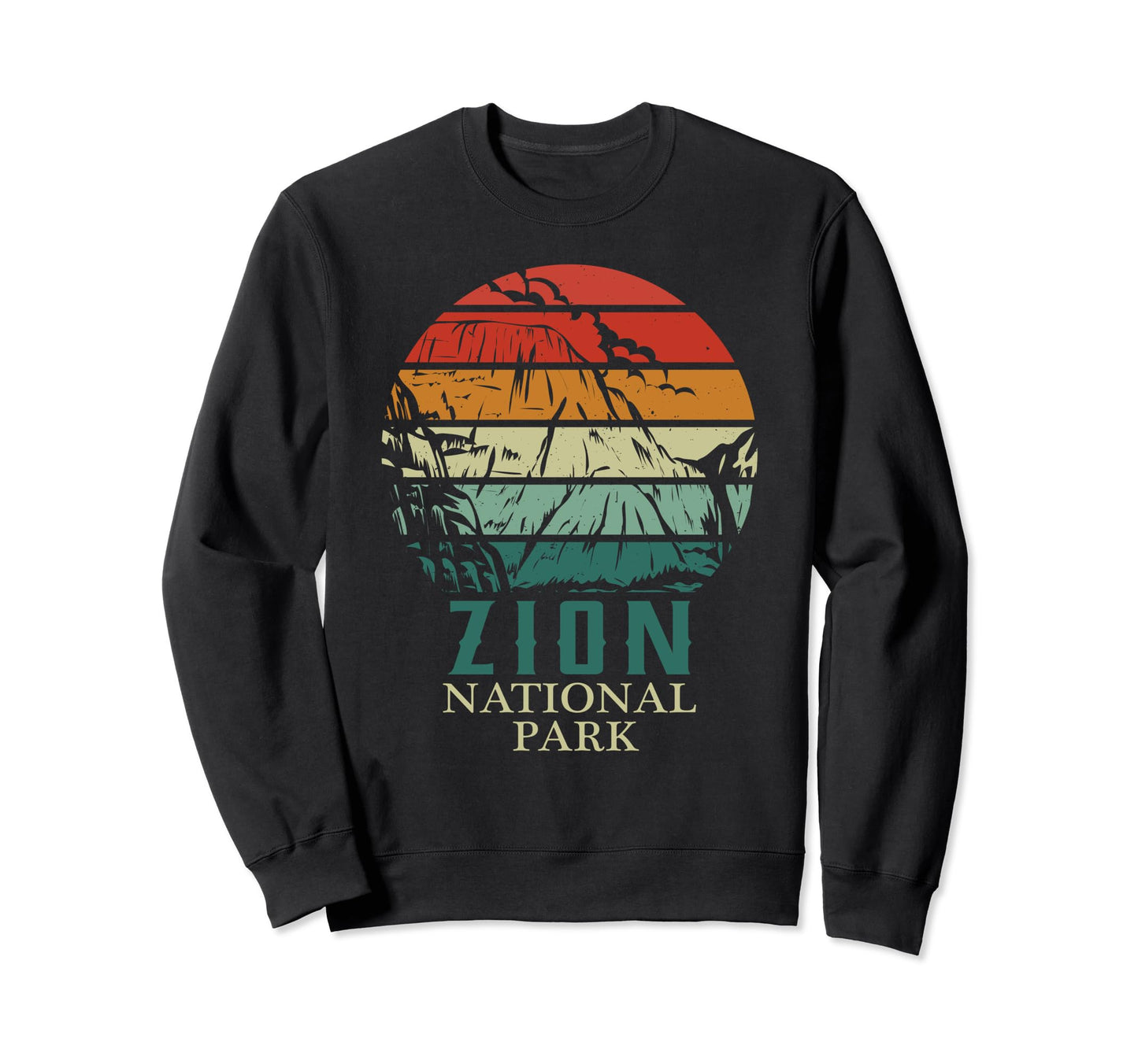 Zion National Park Utah Mount Zion Sweatshirt - Aesthetic Graphic Unisex