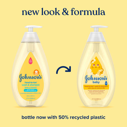 Johnson's Chamomile Baby Shampoo 500ml - Gentle Formula | Hypoallergenic