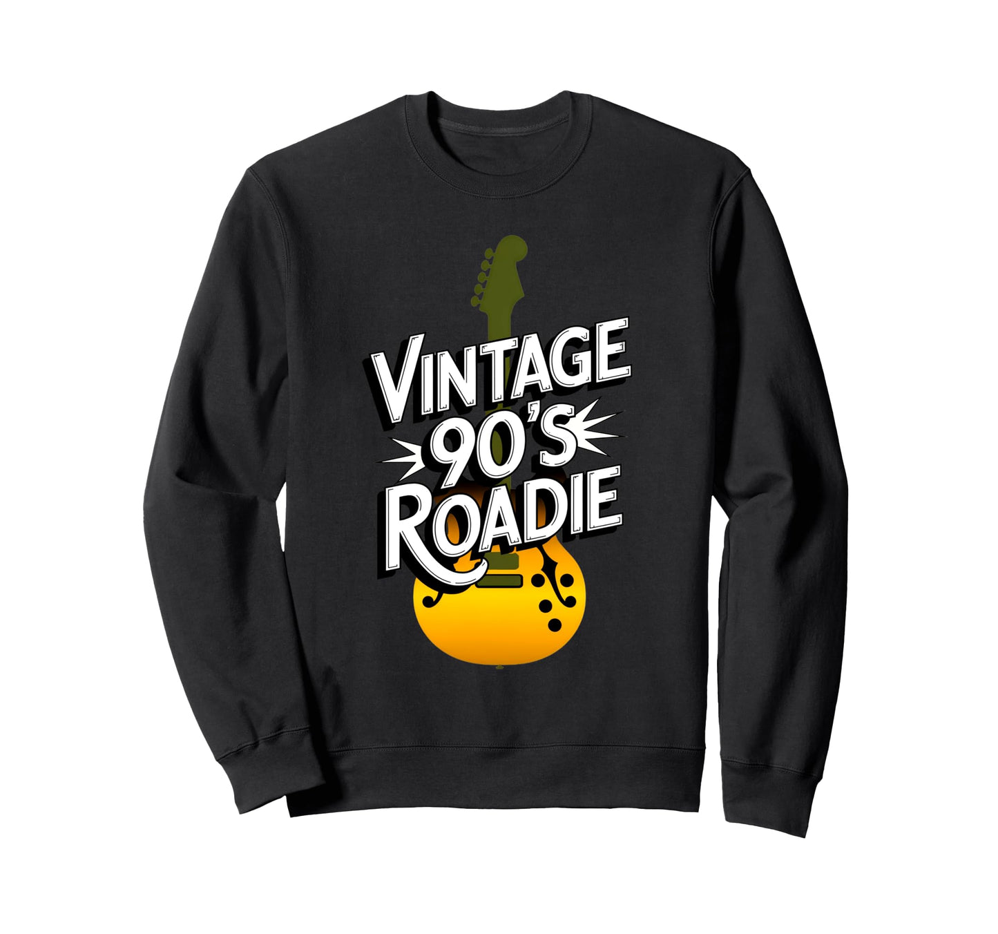 90S Roadie Rock Music Country Sweatshirt - Aesthetic Graphic for Adults