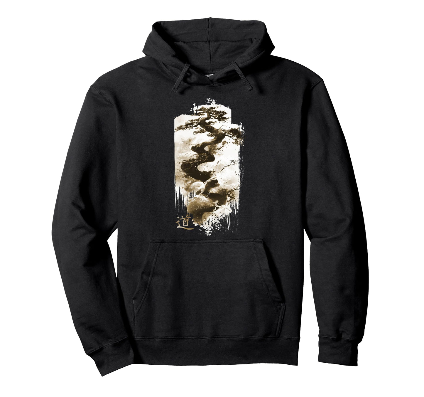 Japan Banzai Path Japanese Vibe Hoodie - Graphic Print for Adults