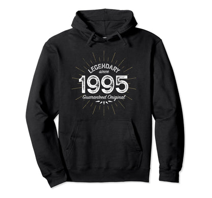 Legendary Since 1995 Birth Year Hoodie - Custom Art Print for Adults