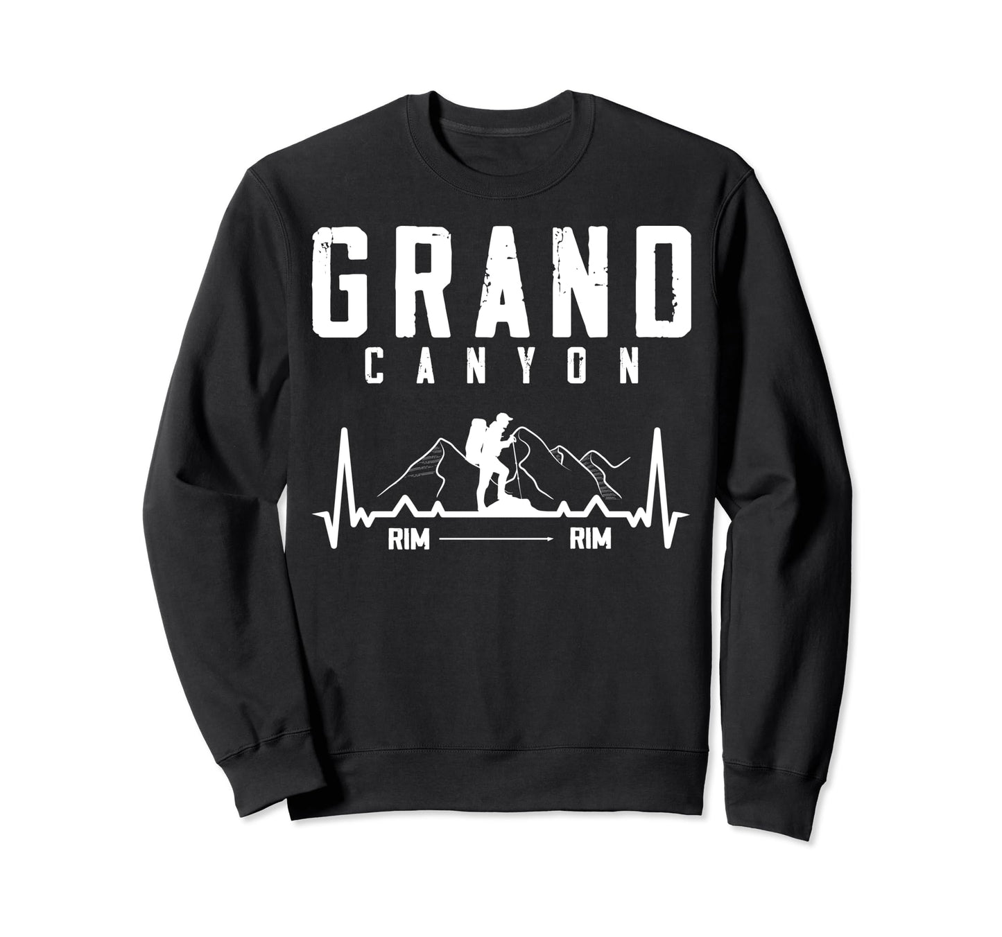 Grand Canyon National Park Rim Rim Sweatshirt - Trendy Graphic for Adults