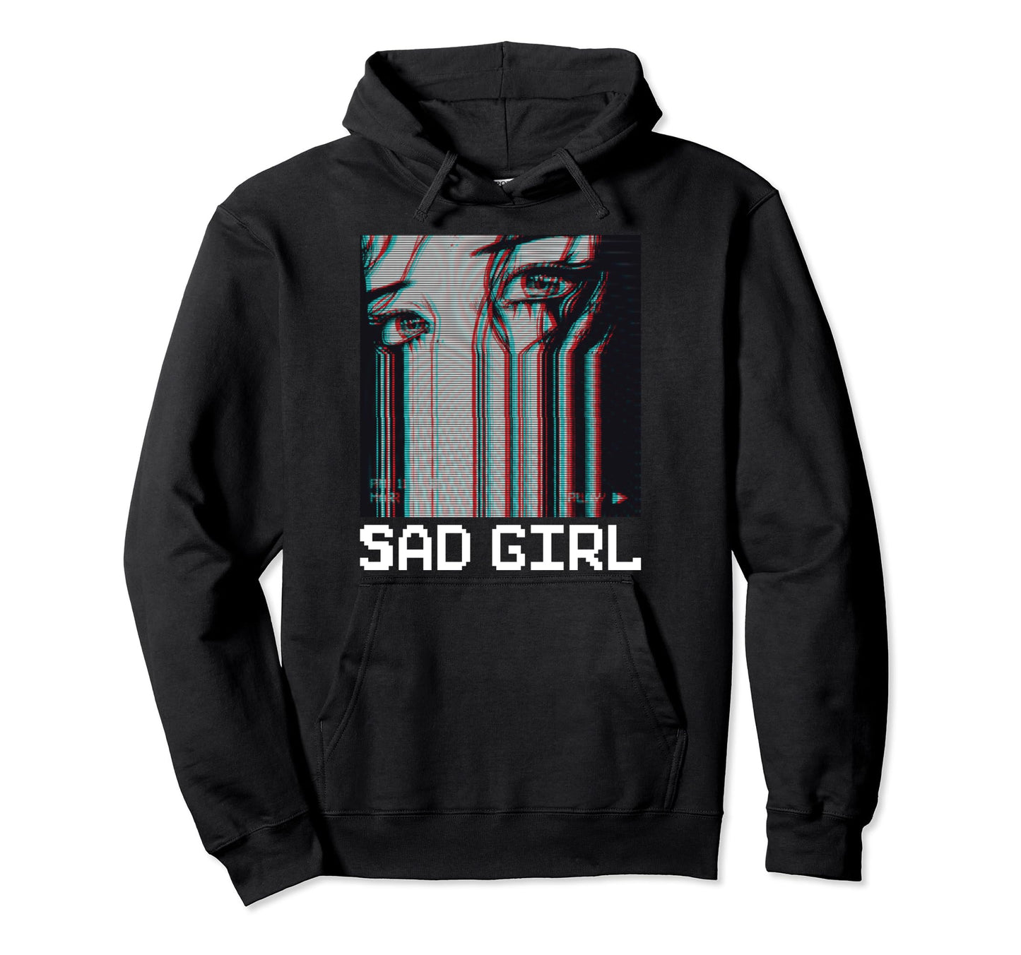 Sad Vaporwave Aesthetic Hoodie - Novelty Apparel Unisex