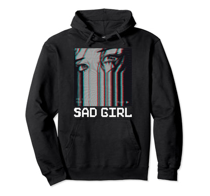 Sad Vaporwave Aesthetic Hoodie - Novelty Apparel Unisex