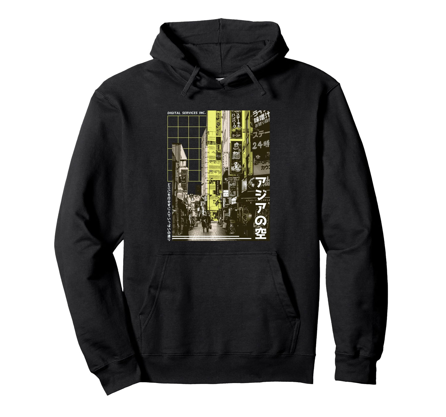 Aesthetic Vaporwave Japan 80S 90S Tokyo Hoodie - Minimalist Print Unisex
