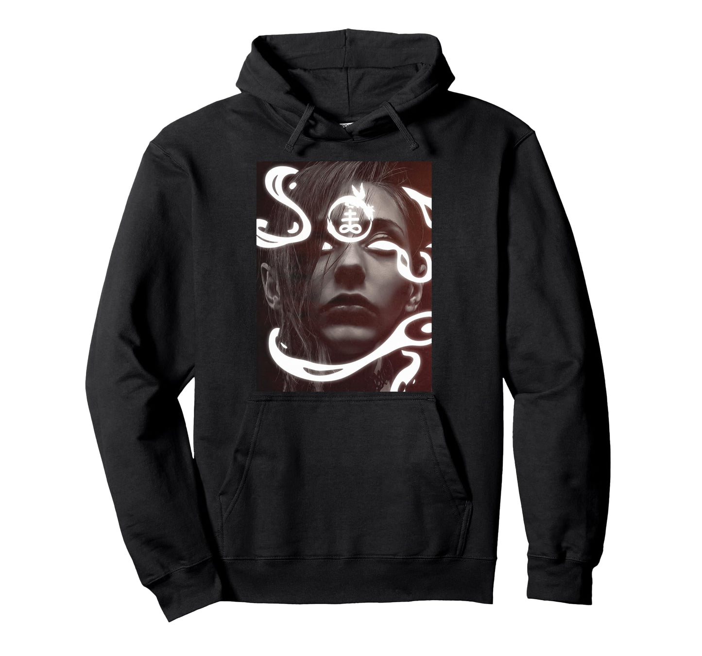 Smoke Outfit Japan Aesthetic Vaporwave Hoodie - Minimalist Print Unisex