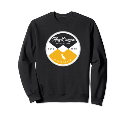 Kings Canyon National Park Sweatshirt - Casual Everyday Wear for Adults