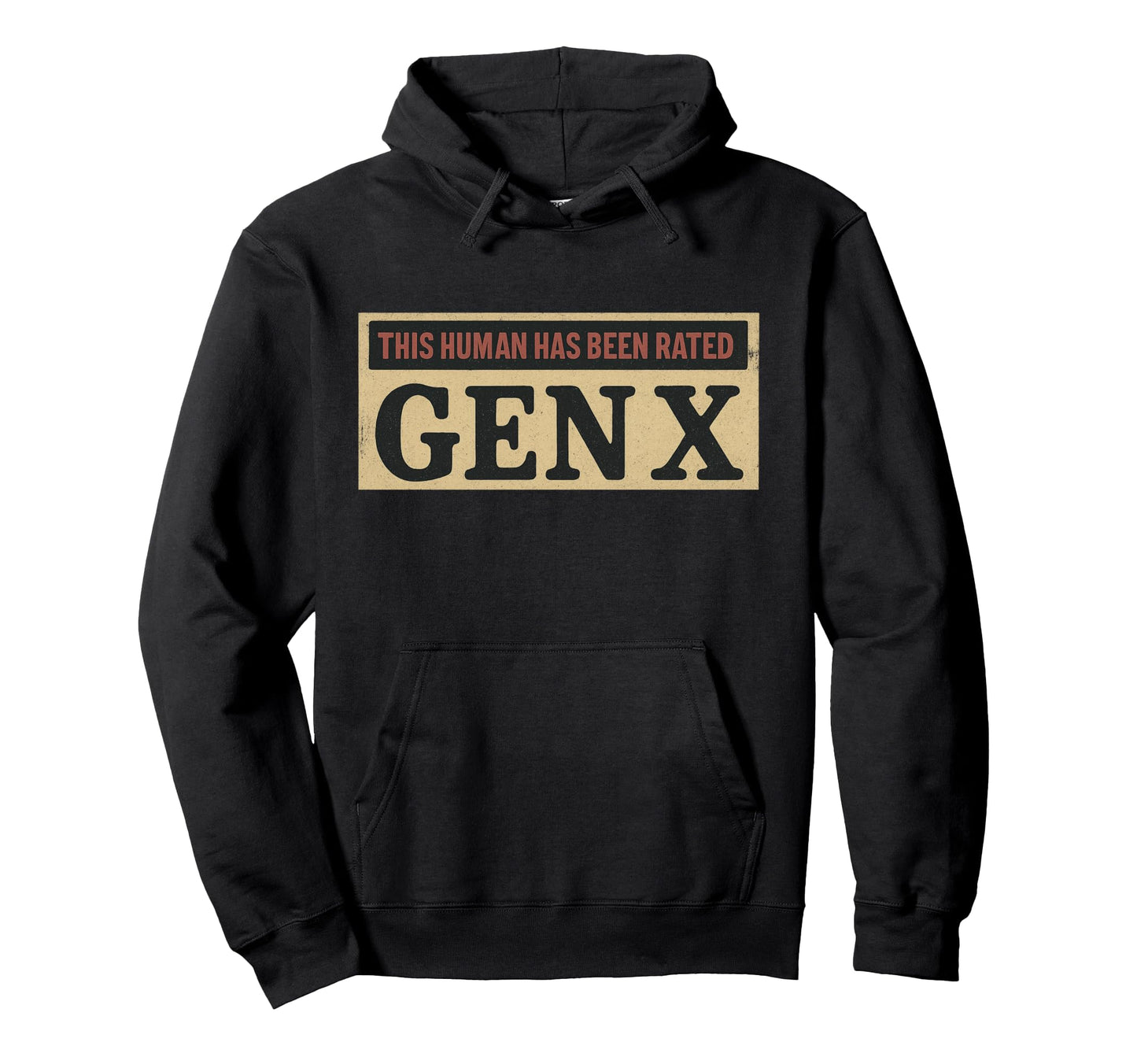 Generation X 80S 90S Human Has Been Hoodie - Casual Everyday Wear Unisex
