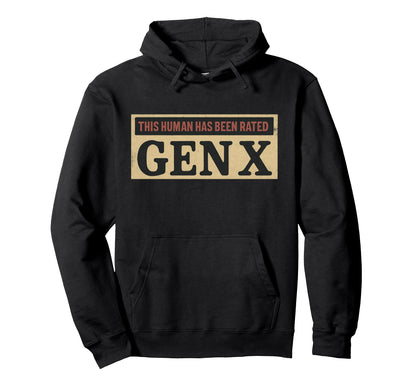 Generation X 80S 90S Human Has Been Hoodie - Casual Everyday Wear Unisex