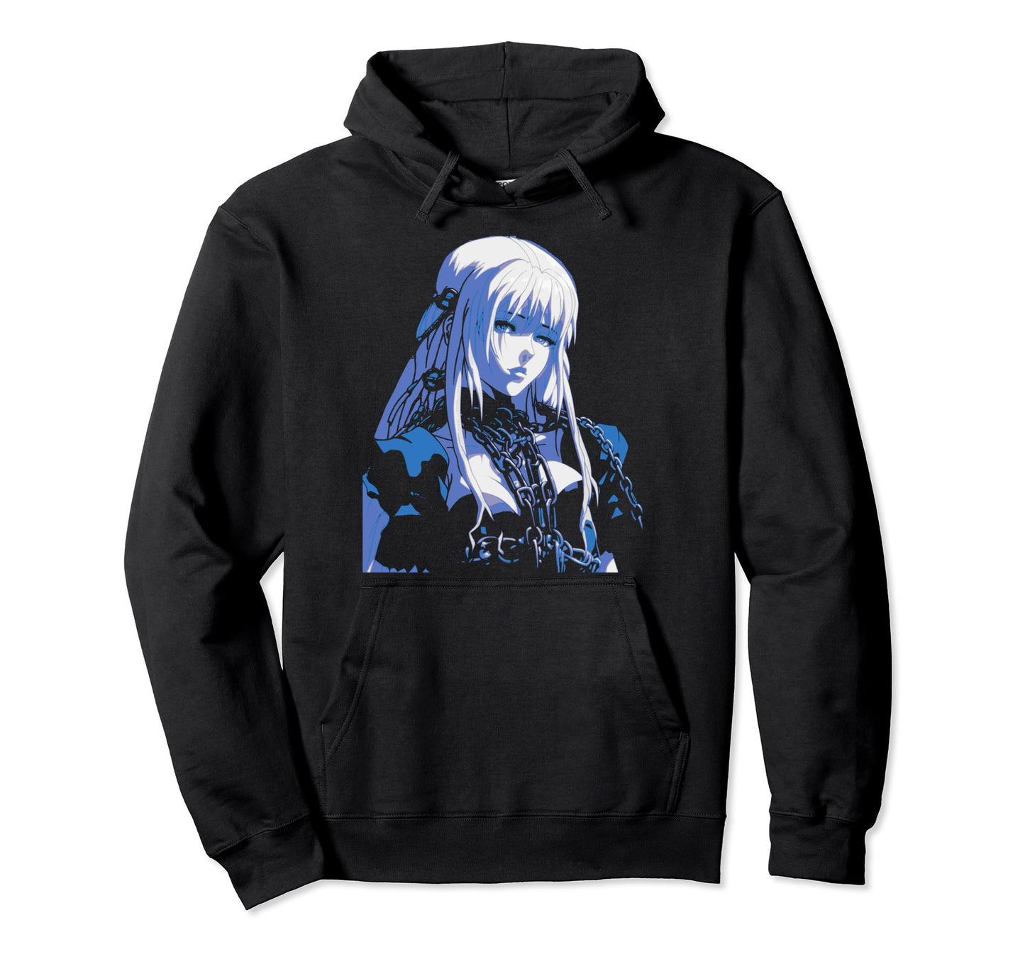 Aesthetic Sad Anime Goth Soft Grunge Hoodie - Unique Graphic Unisex