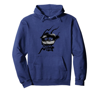 Future Y2K Grunge Aesthetic Mouth Hoodie - Trendy Graphic Unisex