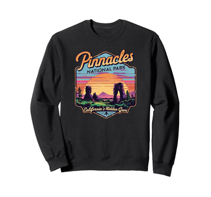 Pinnacles National Park California Sweatshirt - Unique Graphic for Adults