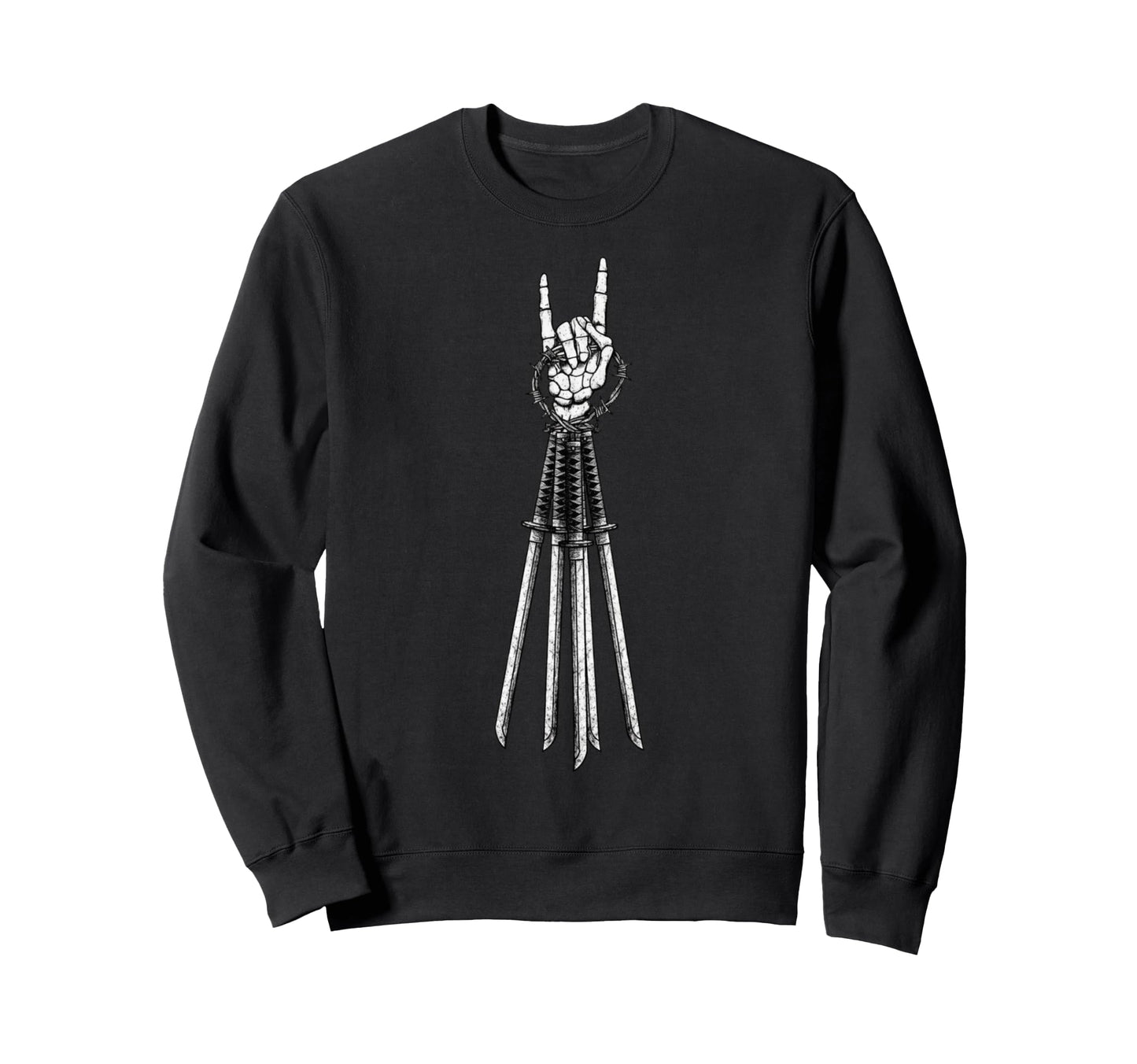 Ninja Samurai Sword Blade Katana Sweatshirt - Unique Graphic for Adults