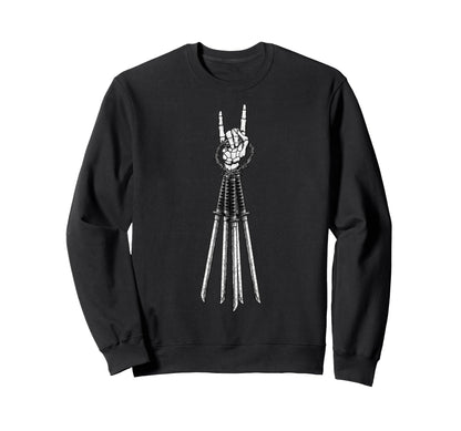 Ninja Samurai Sword Blade Katana Sweatshirt - Unique Graphic for Adults