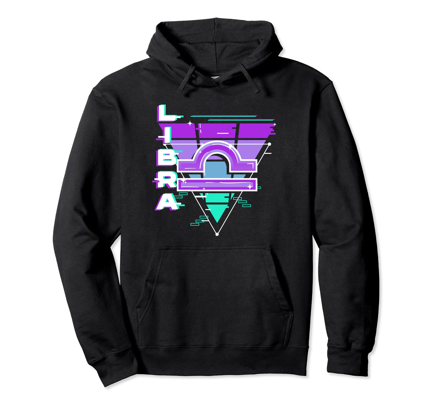 Libra Zodiac Sign Vaporwave Aesthetics Hoodie - Novelty Apparel Men Women
