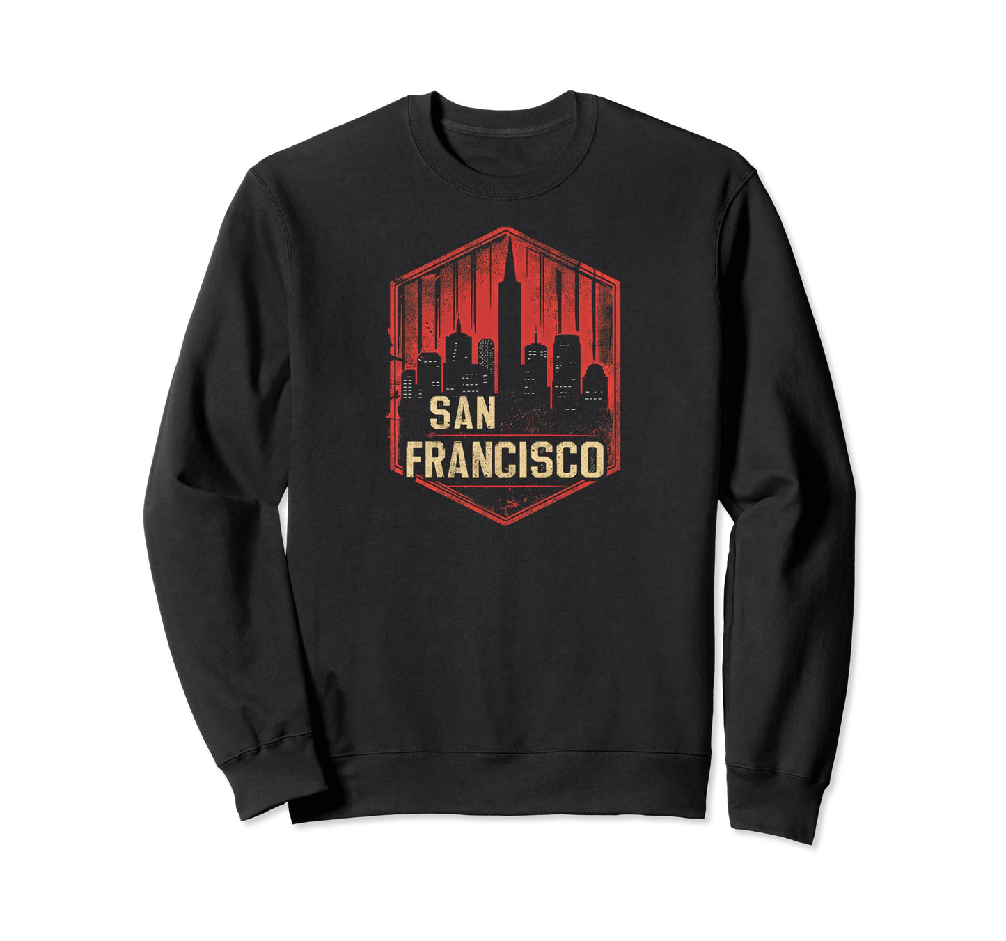 San Francisco Grit 90S Grunge Sweatshirt - Aesthetic Graphic Unisex