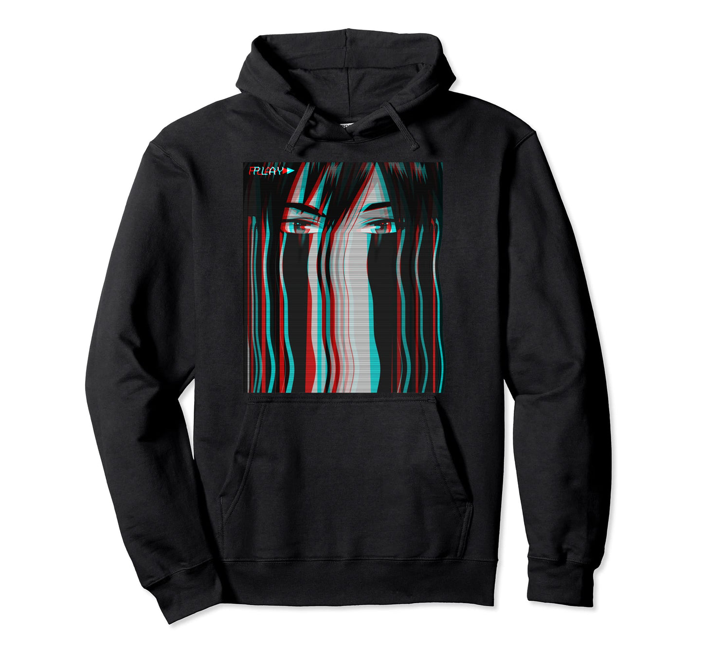 Vaporwave Aesthetic Sad Anime Anime Hoodie - Fun Novelty Design Unisex
