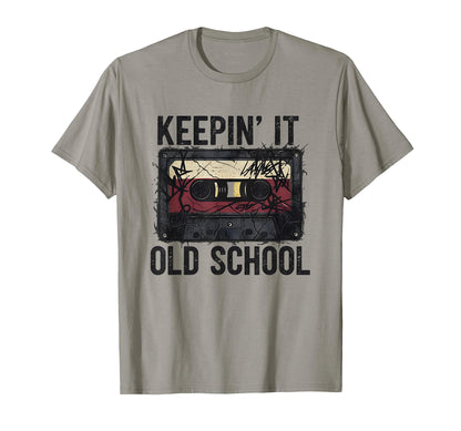 Keeping It Old School 80S 90S Hip T-Shirt - Custom Art Print for Adults