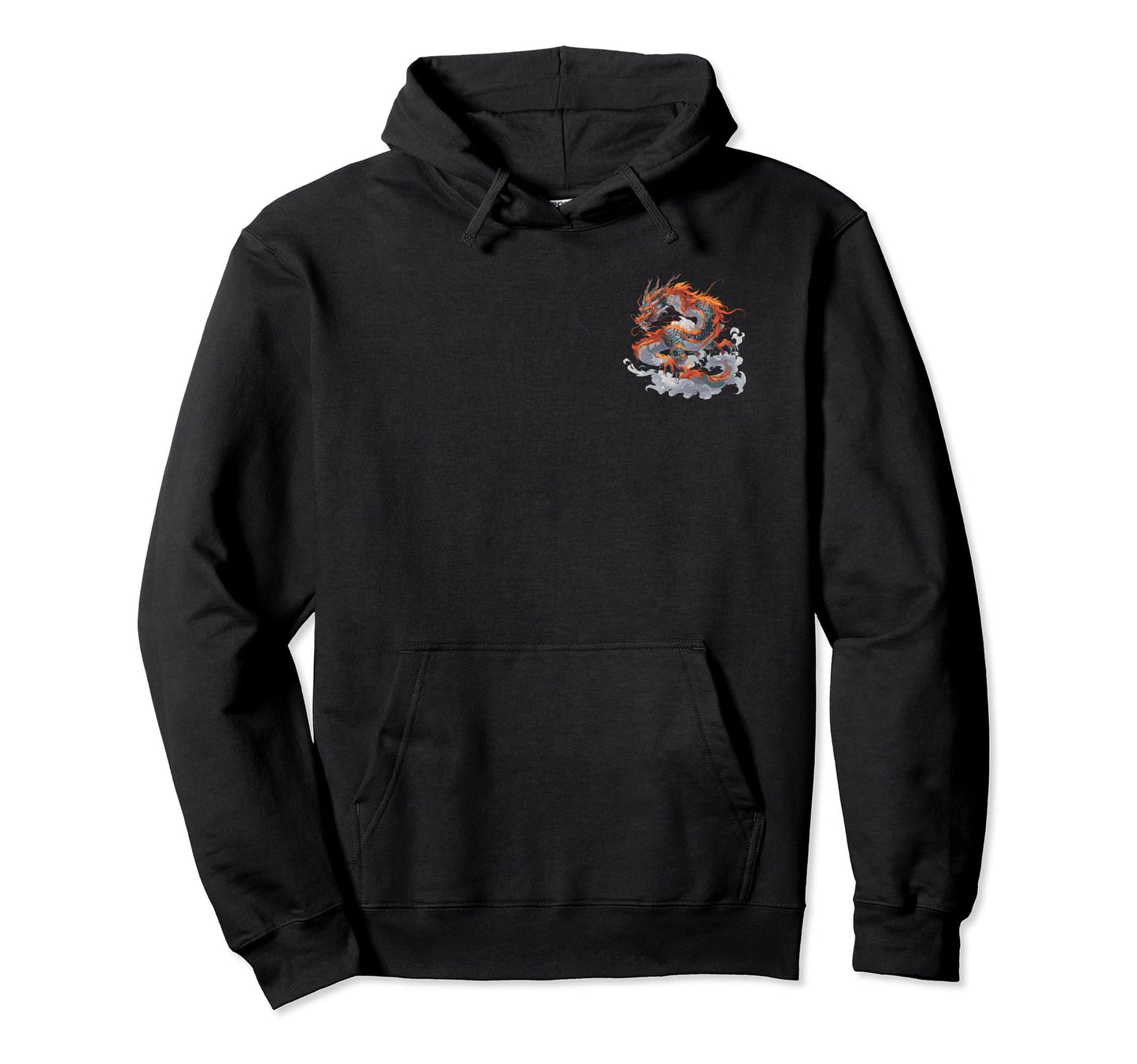 Chinese Dragon Dragon Grunge Aesthetic Hoodie - Trendy Graphic Men Women
