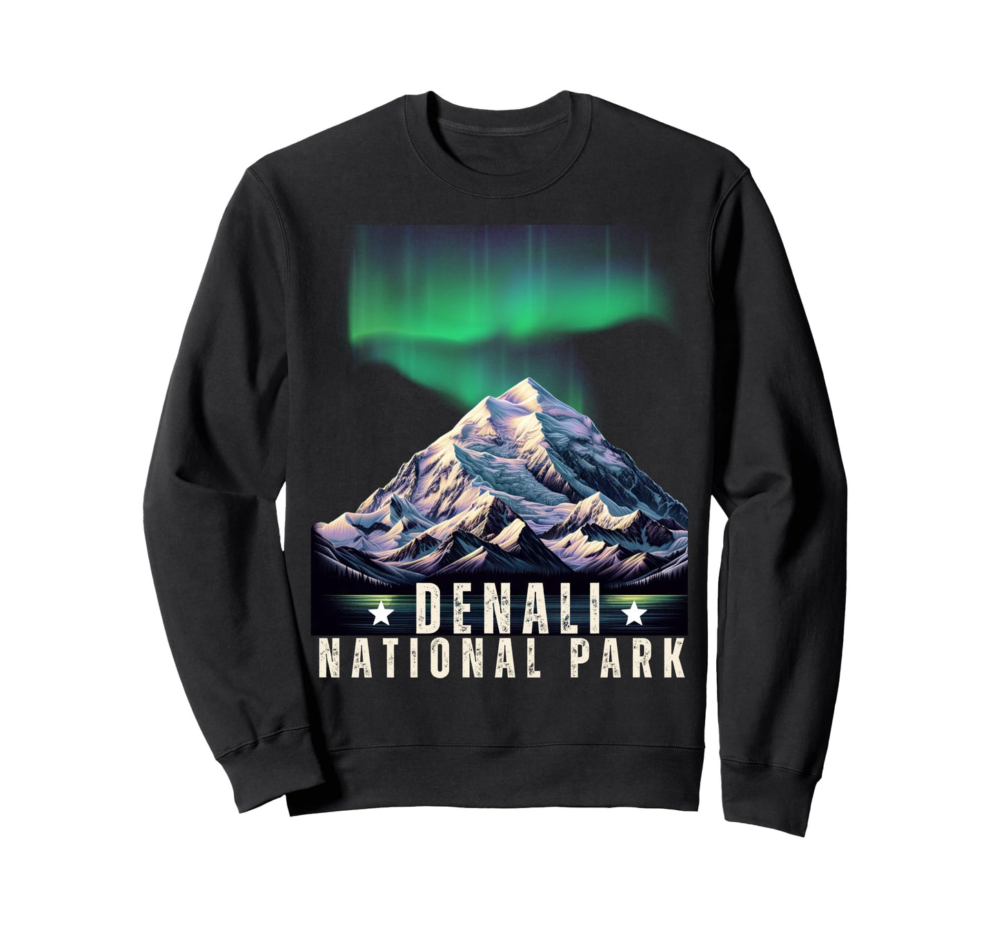 Denali National Park Alaska Denali Sweatshirt - Minimalist Print Unisex