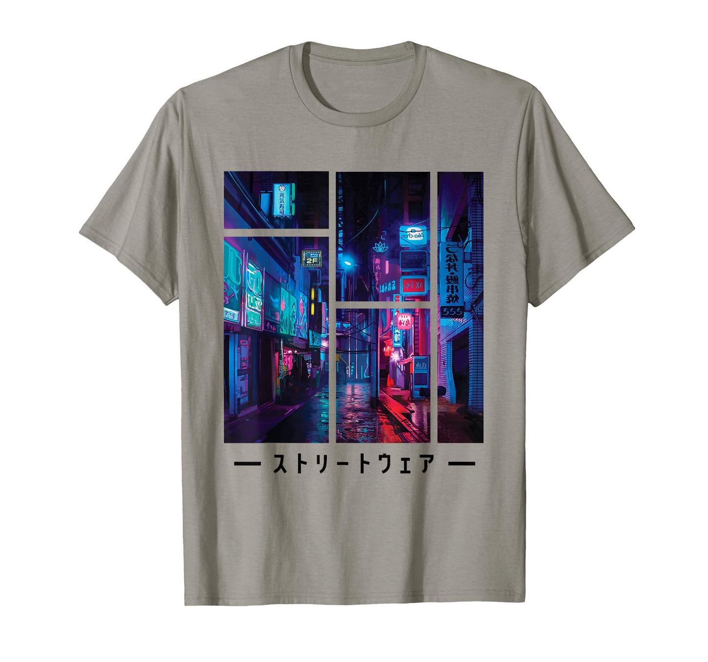 Cyberpunk Synthwave City Vaporwave T-Shirt - Trendy Graphic Unisex