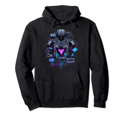 Vaporwave Aesthetic Psychedelic Cybertronic Hoodie - Unique Graphic Unisex